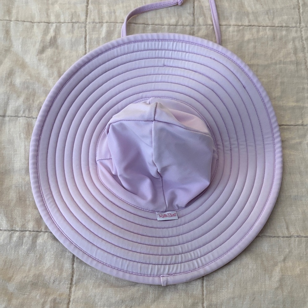 Ruffle Butts Pink Sun Hat